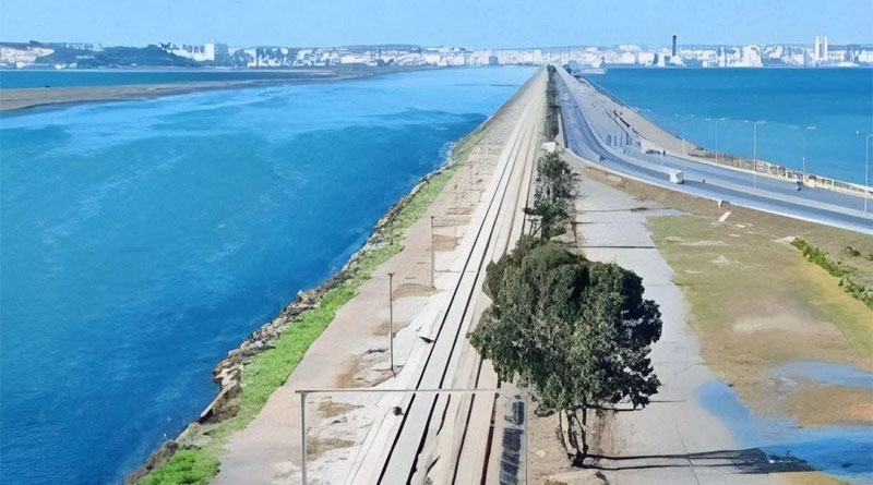 Transtu Eisenbahnlinie zwischen Tunis und Halq al-Wad - La Goulette